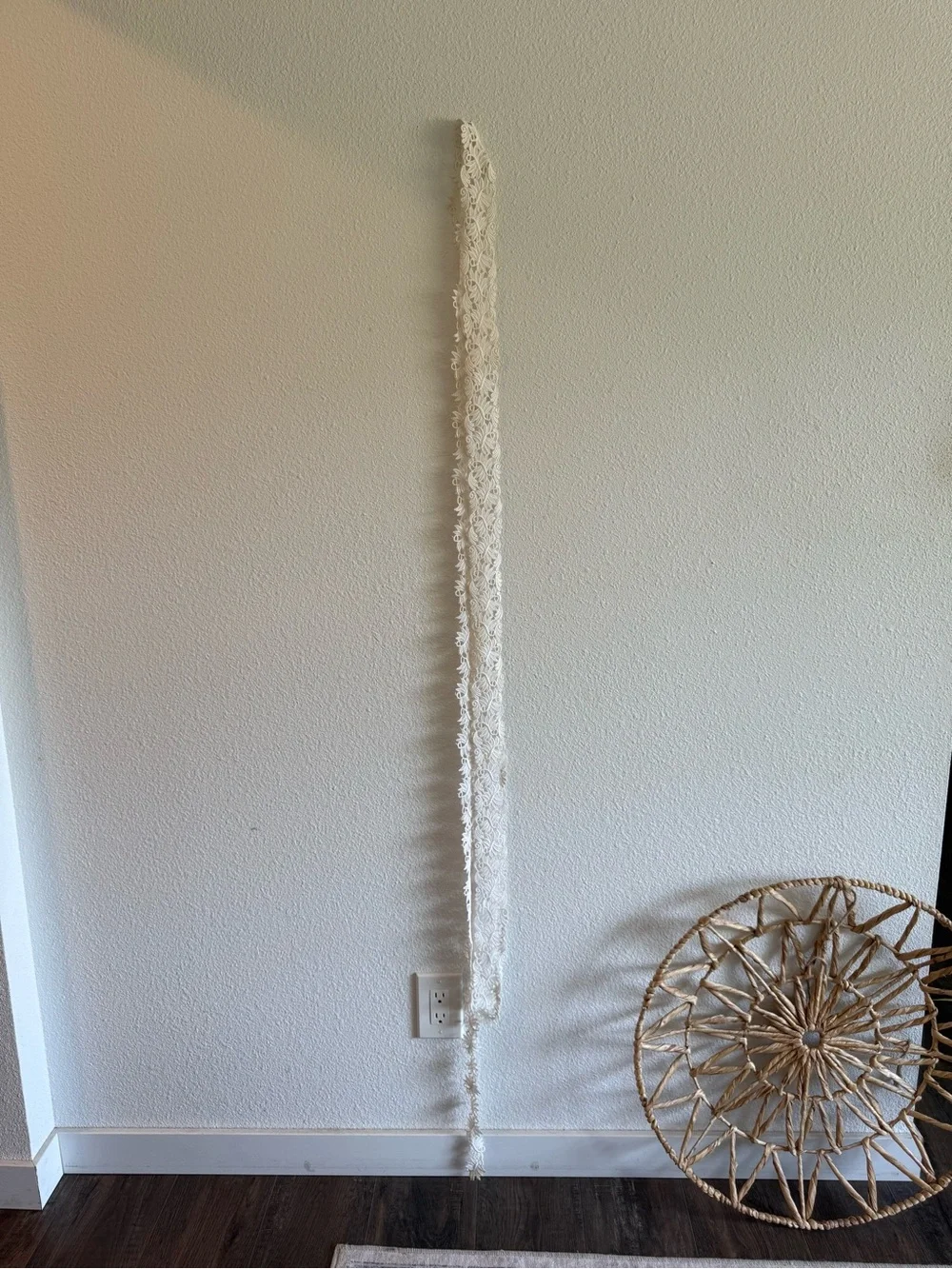 Delicate Ivory Lace Trim Ribbon - Women's Accessory